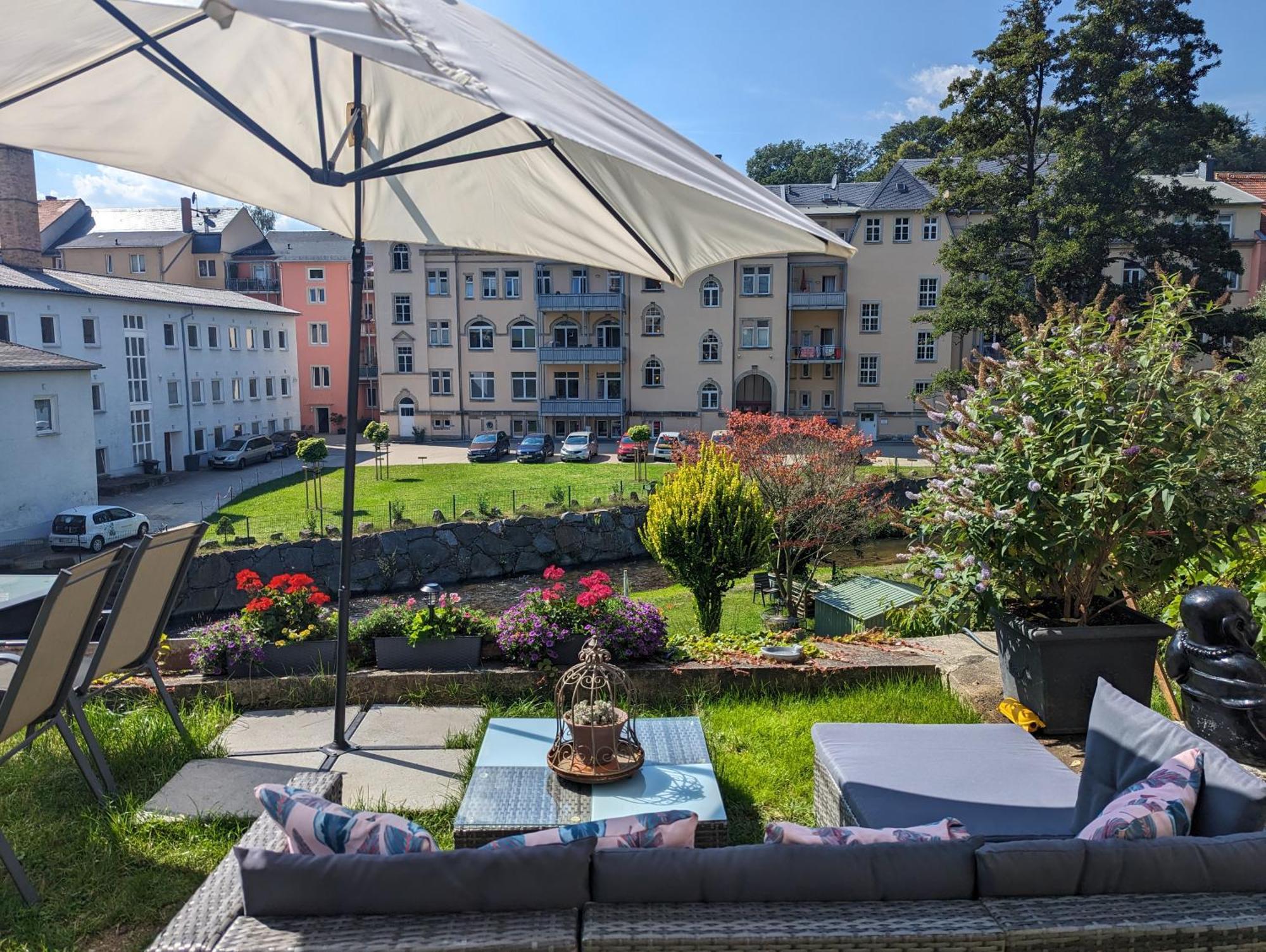 Uo2 - Urlaubsmagie - Garten, Whirlpool, Sauna Daire Sebnitz Dış mekan fotoğraf