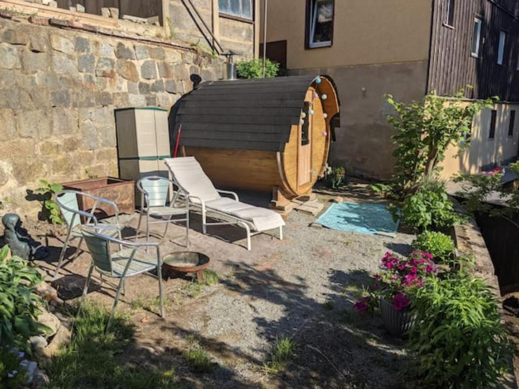Uo2 - Urlaubsmagie - Garten, Whirlpool, Sauna Daire Sebnitz Dış mekan fotoğraf