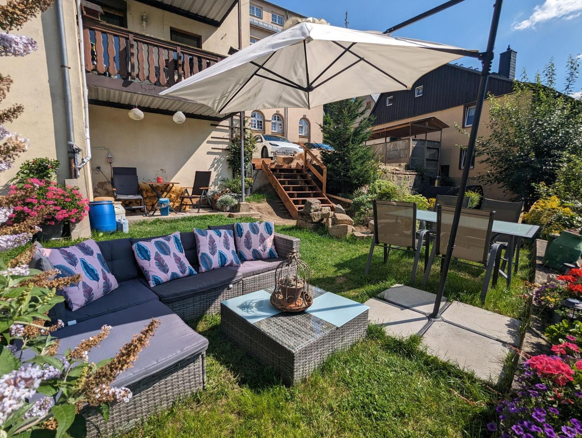 Uo2 - Urlaubsmagie - Garten, Whirlpool, Sauna Daire Sebnitz Dış mekan fotoğraf