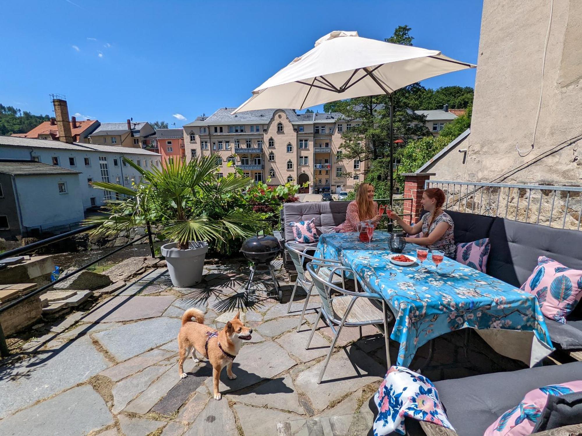 Uo2 - Urlaubsmagie - Garten, Whirlpool, Sauna Daire Sebnitz Dış mekan fotoğraf