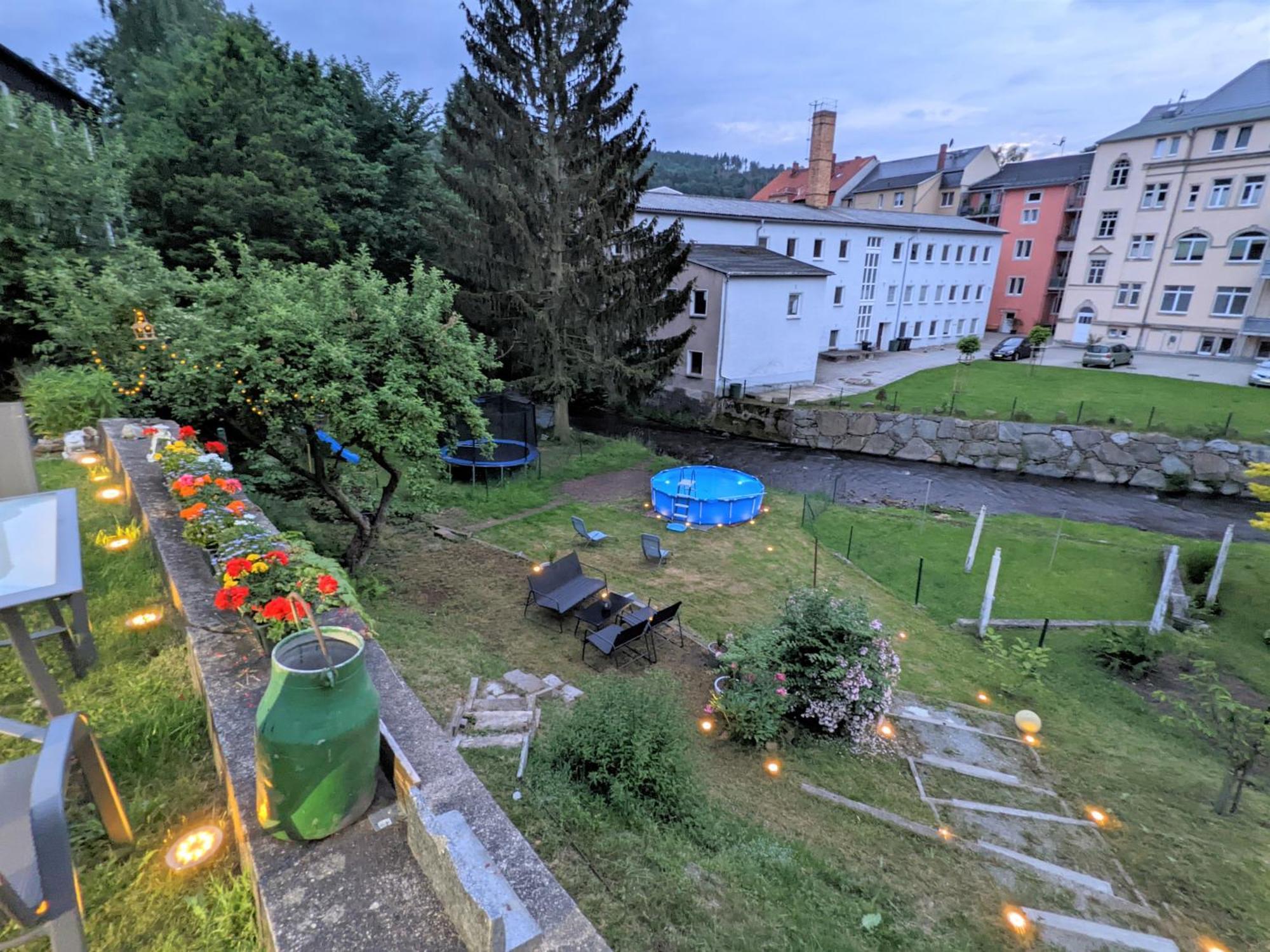 Uo2 - Urlaubsmagie - Garten, Whirlpool, Sauna Daire Sebnitz Dış mekan fotoğraf