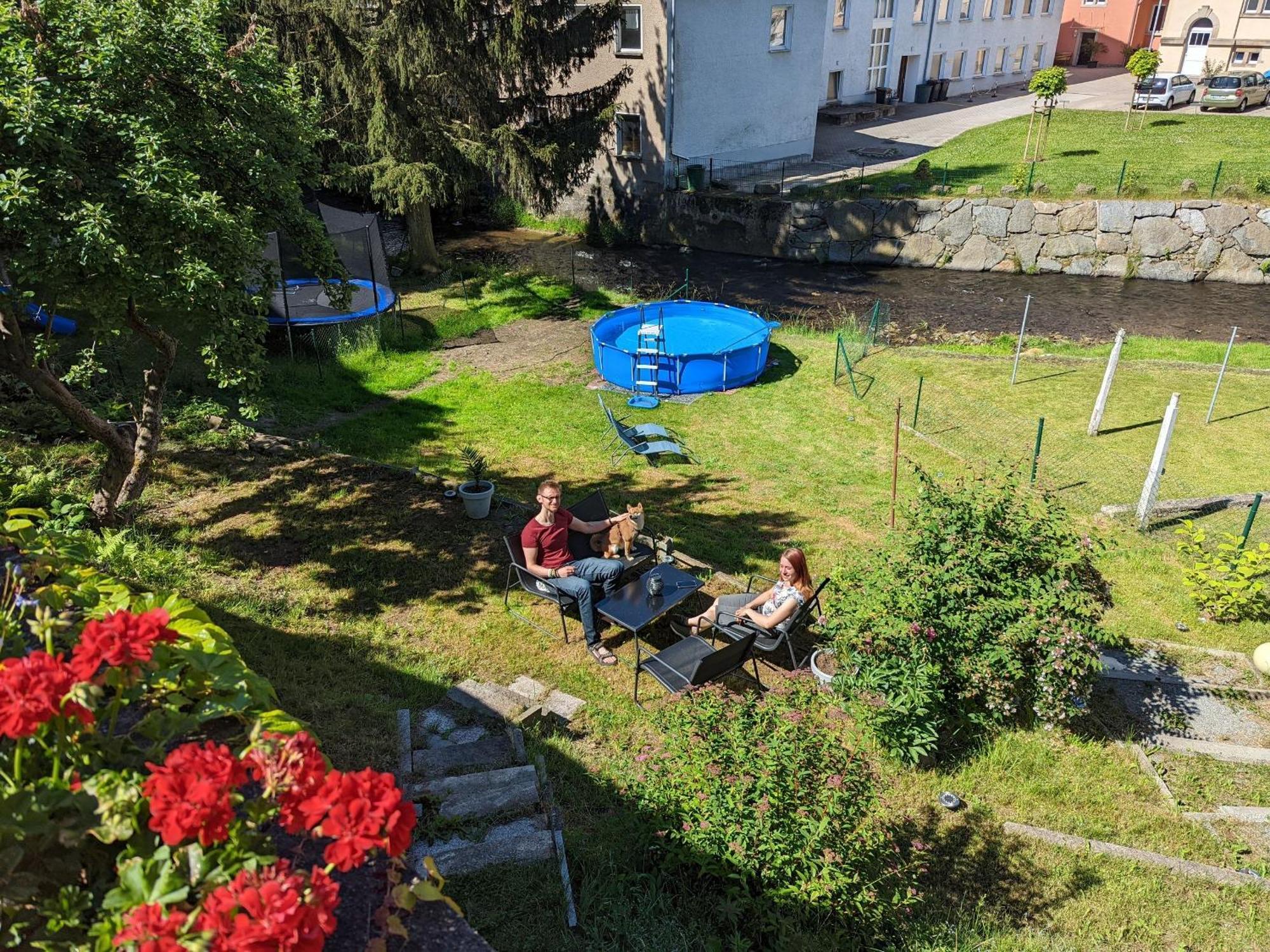 Uo2 - Urlaubsmagie - Garten, Whirlpool, Sauna Daire Sebnitz Dış mekan fotoğraf