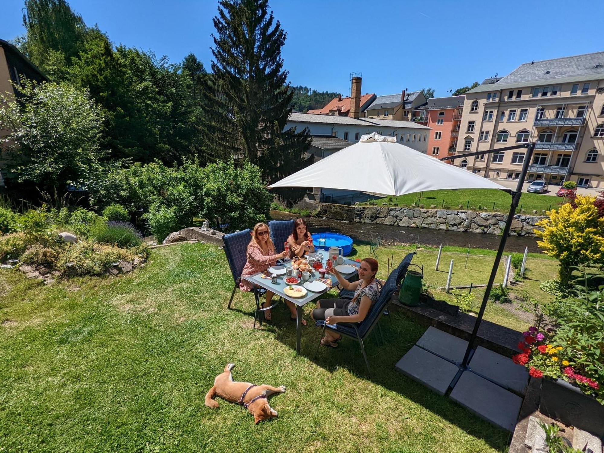 Uo2 - Urlaubsmagie - Garten, Whirlpool, Sauna Daire Sebnitz Dış mekan fotoğraf