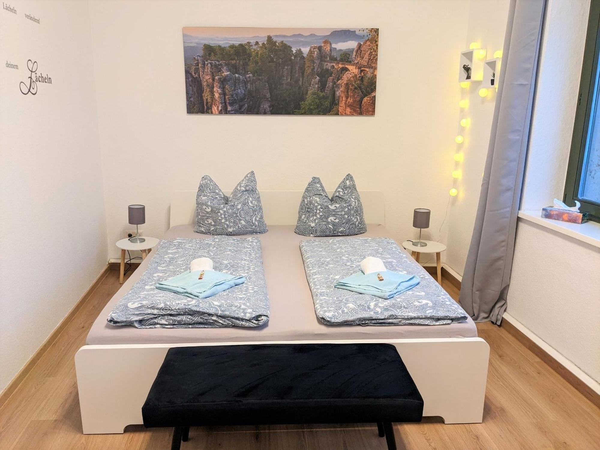 Uo2 - Urlaubsmagie - Garten, Whirlpool, Sauna Daire Sebnitz Dış mekan fotoğraf
