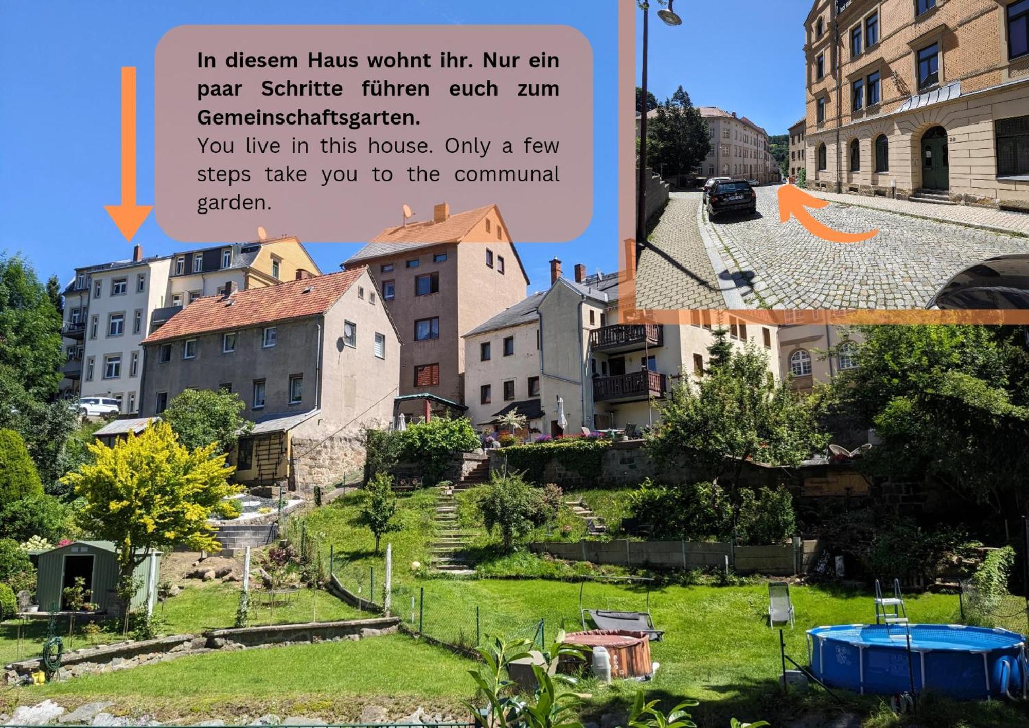 Uo2 - Urlaubsmagie - Garten, Whirlpool, Sauna Daire Sebnitz Dış mekan fotoğraf